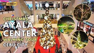  Ayala Center Cebu Christmas Walking Tour - Festive Lights & Holiday Cheer!  4K UHD