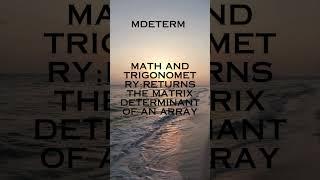 MDETERM