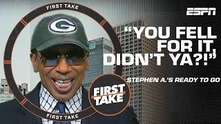 YOU FELL FOR IT, DIDN'T YA?!  Stephen A. is loving the Cowboys' playoff loss  | First Take
