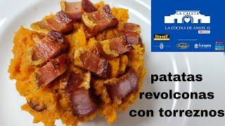 Torreznos de Soria con patatas revolconas