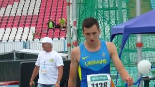 Viktor Lonskyy won men high jump with his new PB (Ukrainian Athletics Championships 2017)