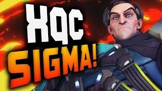 XQC PLAYS AS NEW HERO SIGMA! [ OVERWATCH SEASON 17 TOP 500 ]