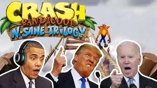 Presidents Play Crash Bandicoot