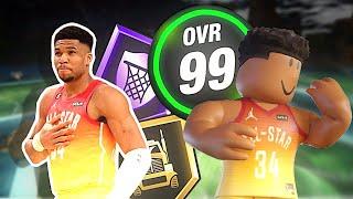 I Became **99 OVERALL** ALLSTAR GIANNIS ANTETOKOUNMPO IN Roblox Basketball.. (Hoop Nation)