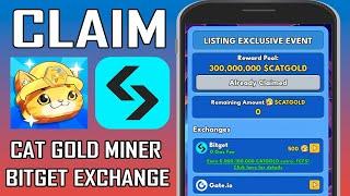 Cat Gold Miner Airdrop | Listing Exclucive Event | Claim 500 CATGOLD