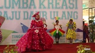 Abbas : Lomba Fashion Show Daur Ulang Wtih Badan Lingkungan Hidup KOBAR