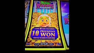 $44 BET HUGE JACKPOT HANDPAY WIN RAKIN BACON ODYSSEY FREE SPINS - HARD ROCK TAMPA - 10 Cents Denom