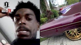 Kodak Black Shows Off Multiple Cars Parked Around His House! 