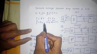 Variable voltage variable frequency control of induction motor