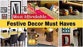 Most affordable Festive Decor Haul/Best Home Decor Finds To Make Your Home Look Traditional