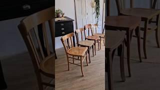 Anciennes chaises de bistrot  lot de 4