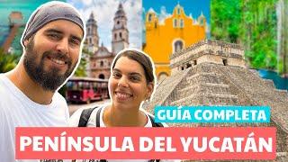 GUÍA PERFECTA para VIAJAR por MÉXICO (PENÍNSULA del YUCATÁN)  Ruta, Consejos y Transporte