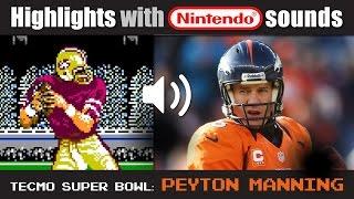 SB50 with TECMO SUPER BOWL sounds!!