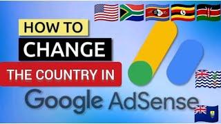 how to change the country in AdSense