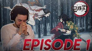 Demon Slayer Episode 1 Reaction - WHAT IS THIS SHOW?!