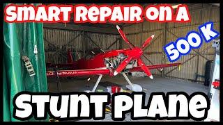 smart repair on a mudry cap231 stunt plane!!!