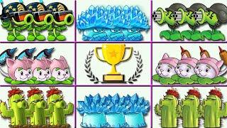 Tournament 16 Plants PVZ 1 vs PVZ 2 Battlez - Who Will Win? - Plant vs Plant