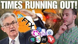 Times Running Out To Buy Altcoins!! Jerome Powell About To Cut Rates!?! FTX To Unlock $16 Billion!!!