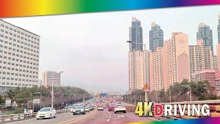 4K 3840x2160  Ultra HD CINEMATIC  DRIVING BUSAN KOREA  including downtown and suburban areas