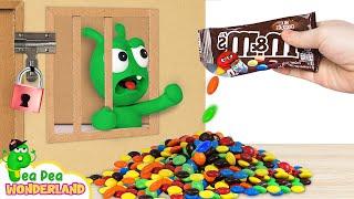 Compilation: Pea Pea's Best Escape Room Challenge Video  Cartoon for kids | 1 Hour Video