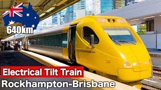 Riding Australia's FASTEST Train | Electric Tilt Train Business Class (Rockhampton→Brisbane)