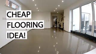 Cheap flooring idea & kitchen renovation update