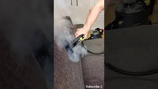 #shorts How to deep clean dirty sofa at home II Satisfying sofa clean vacuum and steam