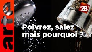 Intéressant : Pourquoi met-on du sel et du poivre sur toutes les tables ? | 28 minutes | ARTE