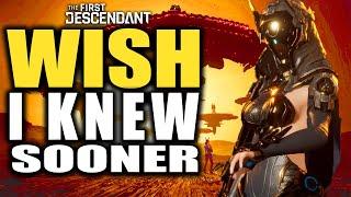 The First Descendant 10 Things Wish I knew Sooner | Tips, Tricks, Guide on How To Play The Game