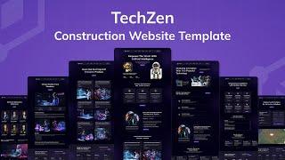 TechZen - Startup Website Template | Technology Website Template