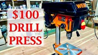 WEN 4208T Drill Press | Unboxing, Setup, & Test