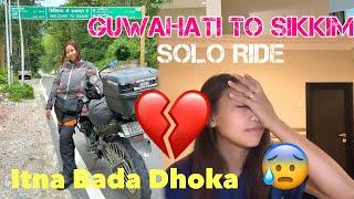 Ep-2 || Guwahati To Sikkim Solo Ride || Yaar Pura Barbad Hogya || @sikkimgirl1998