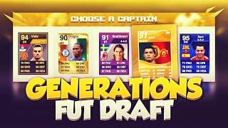 GENERATIONS FUT DRAFT! w/ MAN UTD RONALDO! | FIFA 16 ULTIMATE TEAM