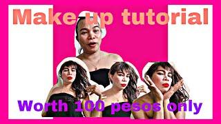 My first make up tutorial  sa halagang  P100 pesos only #amandaerps #amandaGuapa #dyosangdyosa