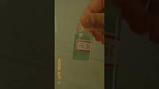 Made Ferrous Sulphate ️‍ #science