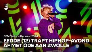 Fedde (12) opent de Hiphop-avond op het Rodetorenplein | 3FM Serious Request | NPO 3FM