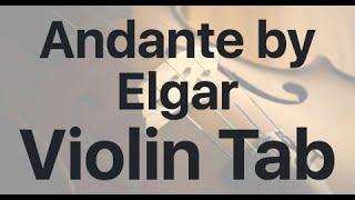 Learn Andante by Elgar on Violin - How to Play Tutorial
