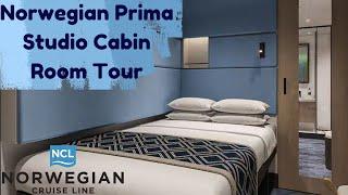 NCL Norwegian Prima Studio Cabin Room Tour Rm 12501