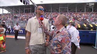 Paolo Banchero, Martin Brundle Grid Walk Interview - Miami F1 GP 2023