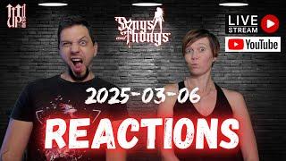 Thursday LIVE music Reactions with Harry and Sharlene! Songs and Thongs