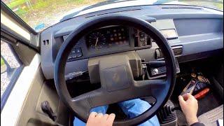 Cochestube Probando arranque en frio Renault express diesel 1988 POV Test drive
