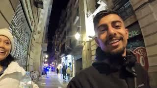 Nightlife In BARCELONA Street SPAIN  , #SpainVlog9 | Gorkhey Vlog 342 | Prawesh Upreti