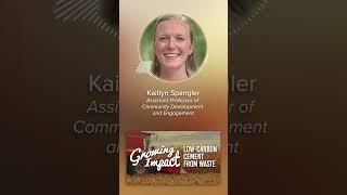 Can we use ag waste for low carbon cement? #climatechange #podcast #pennstate