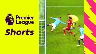 INCREDIBLE goal line clearance v Liverpool #shorts