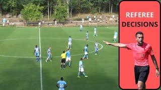 Referee decisions: U-21 (2)