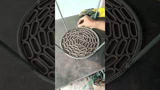 How to Make a Stylish Stool Using Steel Rods | Creative Metal Art Furniture #furniture