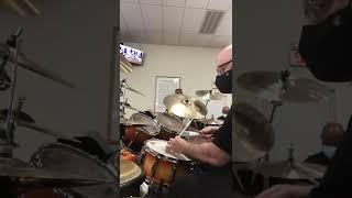 Ten Thousand Reasons (Reggae style) - Brian Kell plays drums in church 091122