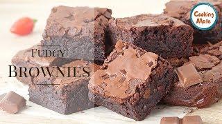 Fast and Easy Fudgy Brownies Recipe by Cooking Mate