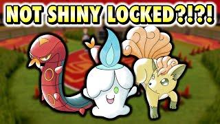 I hunted these Pokemon Game Freak FORGOT TO SHINY LOCK!
