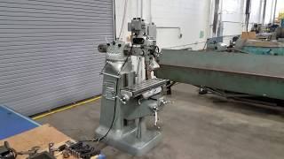 Bridgeport Vertical Mill, M Head, Single Phase 110V